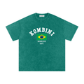 Kombini Brazil Oversized T-Shirt flat lay front view