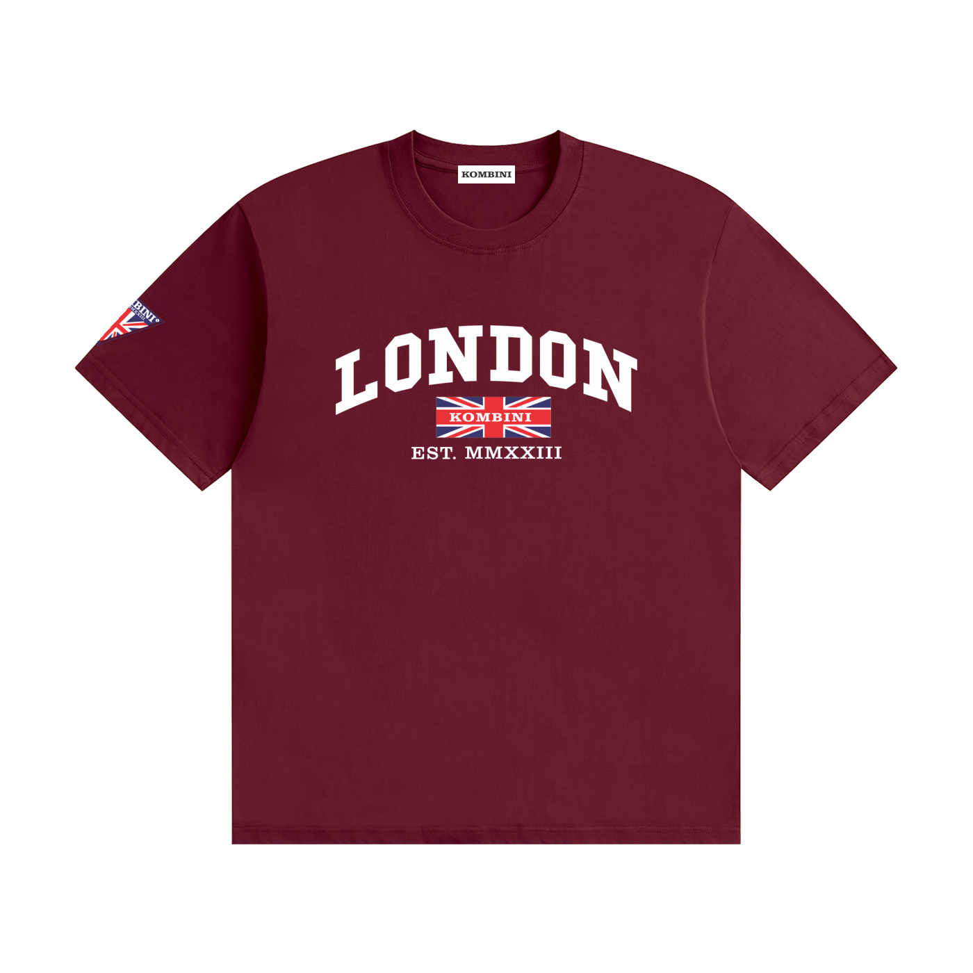 Kombini London T-Shirt print detail closeup