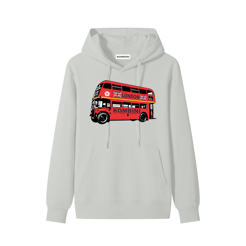 Bus Kombini Unisex Baumwoll-Hoodie